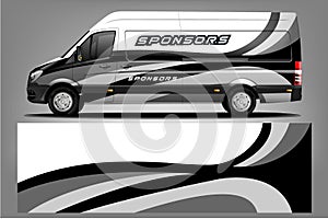 Van Wrap Livery design. Ready print wrap design