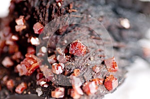 vanadinite crystals mineral samples