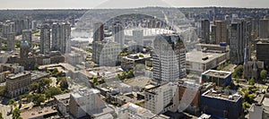 Vancouver BC Downtown with Cambie Bridge