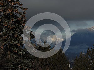 Vancouver, British Columbia Mountain Landscape