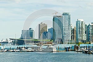 Vancouver Canada City Buildings Towers Harbour