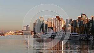 Vancouver City Downtown Skyline Coal Harbour