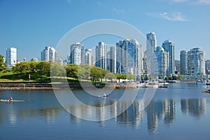 Vancouver city skyline photo