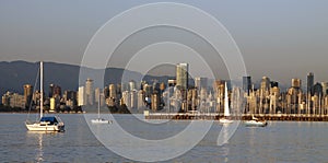 Vancouver city skyline