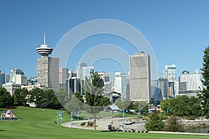 Vancouver city skyline