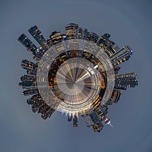 Vancouver City - Tiny Planet