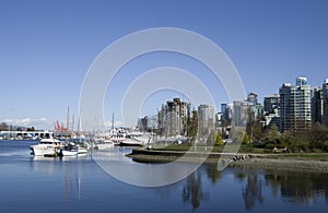 Vancouver city waterfront
