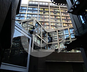 Modern buildings in Gastown. Vancouver, BC, Canada