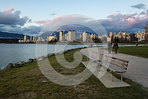 Vancouver Downtown from Kits Point