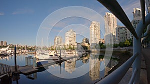 Vancouver Morning Marina and Skyline 4K UHD