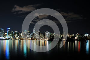 Vancouver Night Skyline