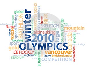 Vancouver Olympics Word GFX outline