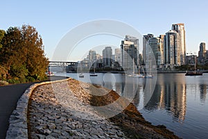 Vancouver's False Creek Seawall View