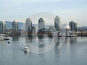 Vancouver's Science Center and False Creek