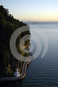 Vancouver Seawall from Above photo