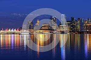 Vancouver Skyline at Dusk