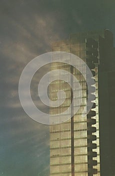 Vancouver tower block on a December morning