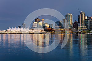 Vancouver Waterfront at Dusk