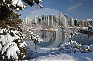 Vancouver in winter photo