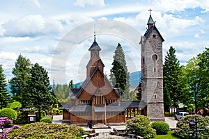 Vang (wang) stave church in Karpacz