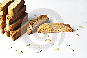 Vanilla almond biscotti