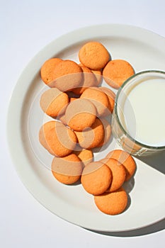 Vanilla Cookies and a Glass of Milk