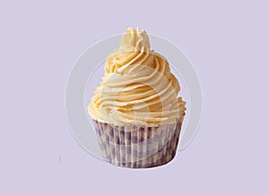 Vanilla cream cupcake