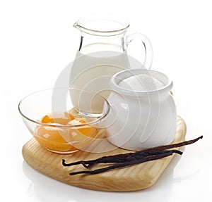 Vanilla sauce ingredients