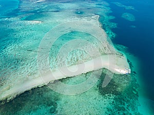 Vanishing Island in Barobo, Surigao del Sur. Philippines. photo