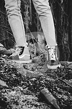 Vans footware, ashes photo