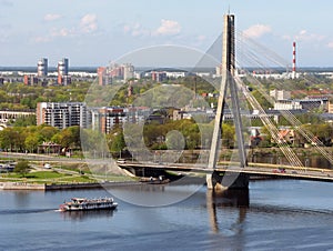 Vansu Bridge over Daugava photo