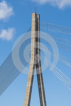 Vansu bridge pylon Riga photo