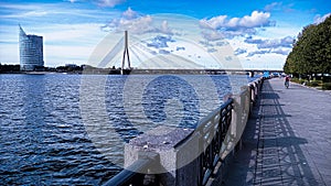 Vansu Bridge, Riga, Latvia