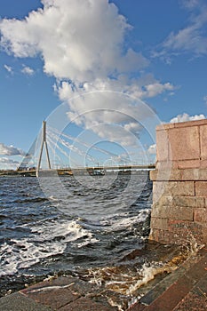 Vansu tilts - Cable bridge (Riga, Latvia)