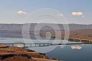 Vantage Bridge across the Columbia River photo