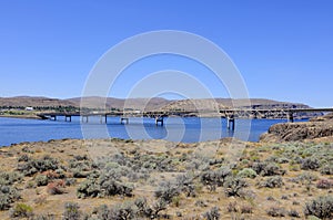 Vantage Bridge across Columbia River