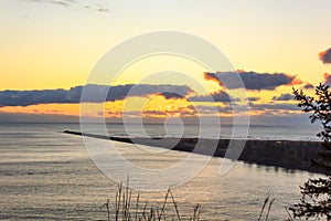 Vantage point of sunset