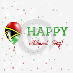 Vanuatu National Day patriotic poster.