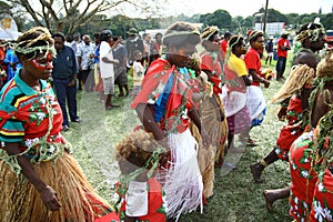 Vanuatu tribal villagers