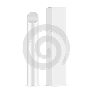 Vape Atomizer, Mockup, Packaging Box, Side View