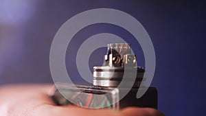 Vape Macro, Coil Change In Rda Atomizer For Vaping , E-Cigarette