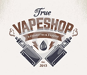 Vape Shop Emblem