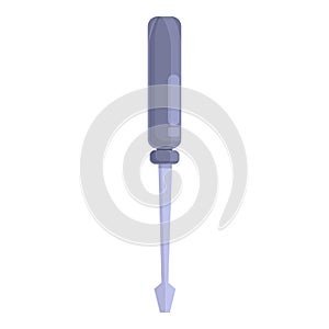 Vaper screwdriver icon cartoon vector. Electronic vape