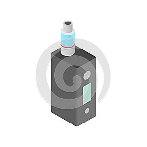 Vaping device icon, isometric 3d style