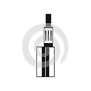 Vaping device icon, simple style