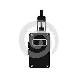 Vaping device icon, simple style