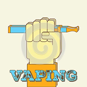 Vaping hand fight