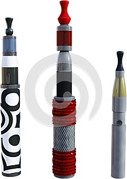 Vaping Pen, Nicotine, Smoking, Isolated