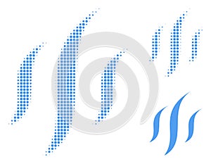 Vapor Halftone Dotted Icon