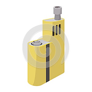 Vaporizer device icon, cartoon style